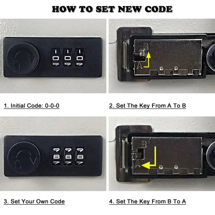 Password Key Lock Storage Box (different sizes available) - SS