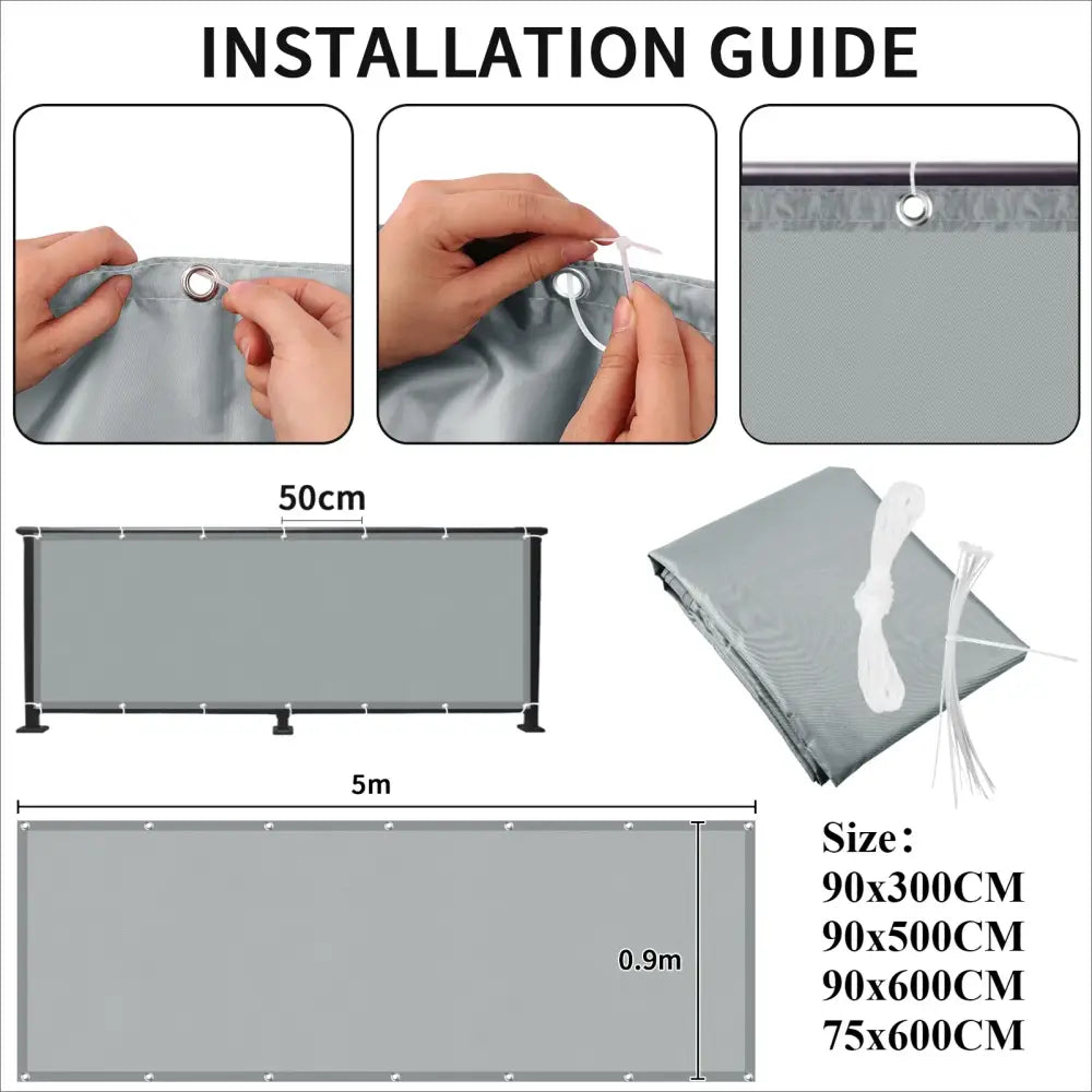 Patio Privacy Screen (3 colours available) - SS