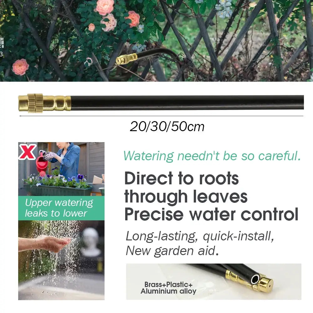 PE Hose with Adjustable Misting Sprayer & Pump Kit for Garden (different sizes available) - SS