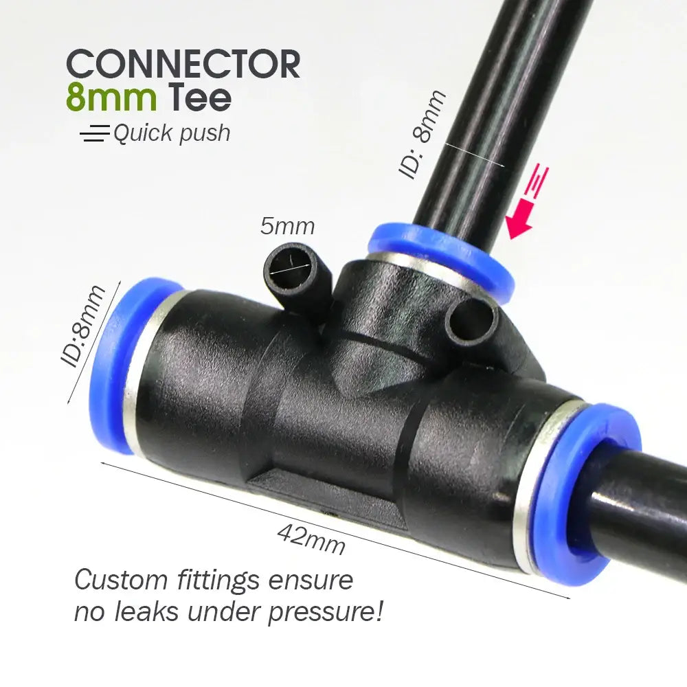 PE Hose with Adjustable Misting Sprayer & Pump Kit for Garden (different sizes available) - SS