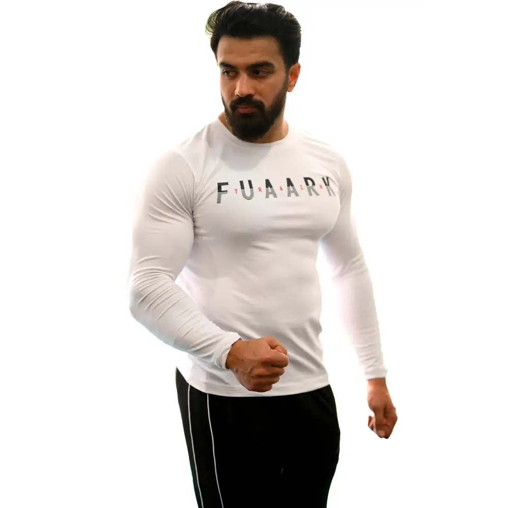Peak Fullsleeves T-shirt White - Tshirts