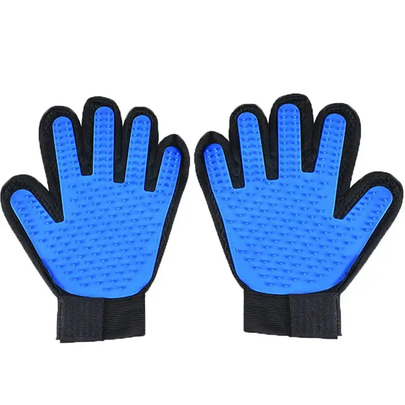 Pet Grooming Gloves (1/2PCS) – Two-Sided Hair Removal - 2pcs - SS