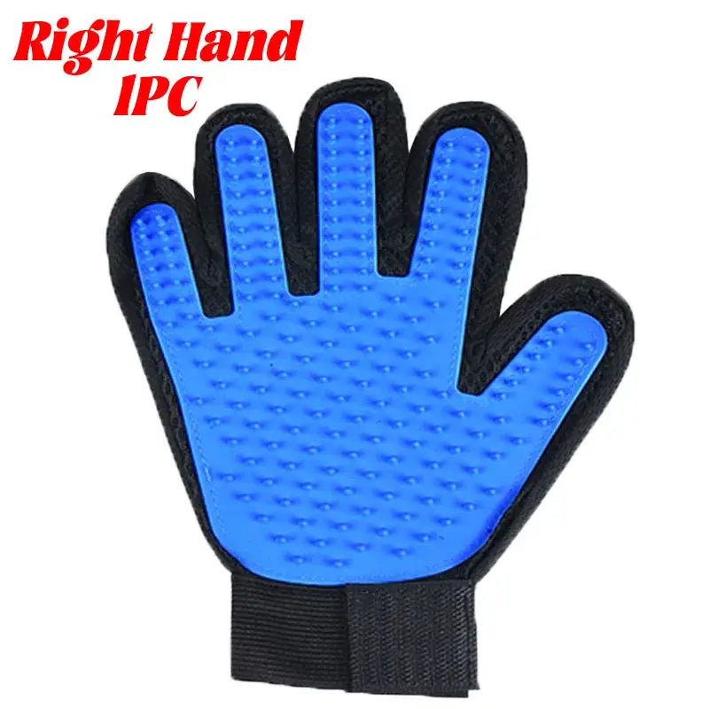 Pet Grooming Gloves (1/2PCS) – Two-Sided Hair Removal - Right-1pc - SS