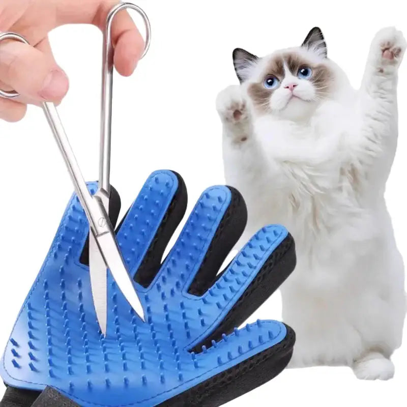 Pet Grooming Gloves (1/2PCS) – Two-Sided Hair Removal - SS