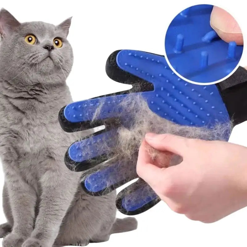 Pet Grooming Gloves (1/2PCS) – Two-Sided Hair Removal - SS