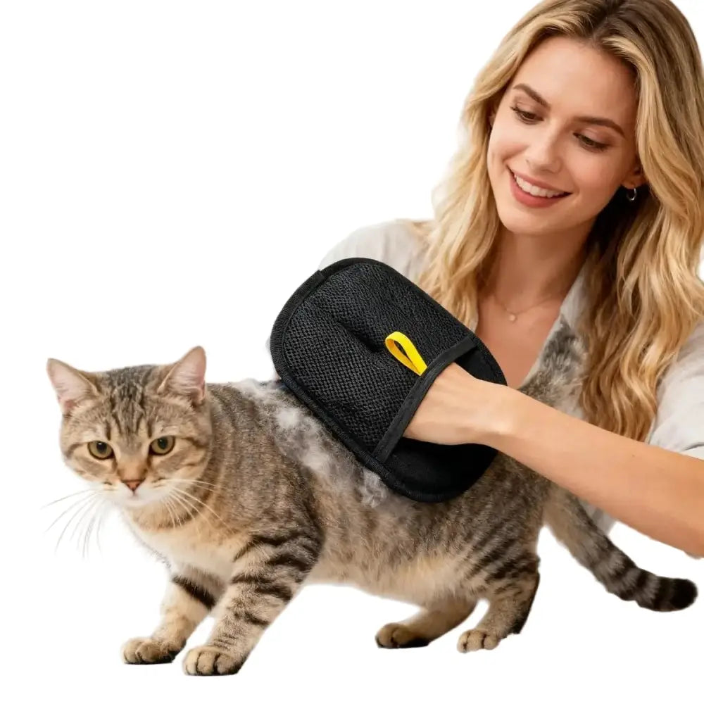 Pet Hair Removal Gloves – Reusable Double-Sided - SS