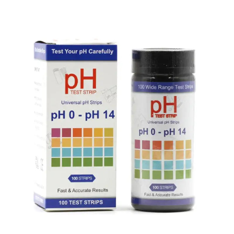 PH Test Strips – 0-14 / 4.5-9.0 Range 100/150 Strips for Saliva & Urine Testing - pH 0-14 100 Strips / Test Strips - HBC
