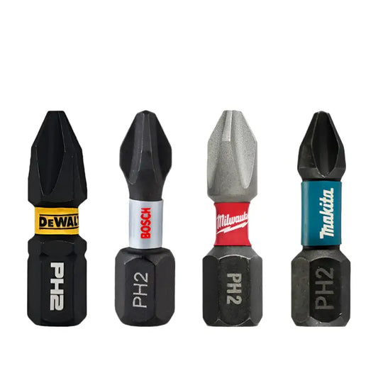 PH2 HSS Metal Drill Bits Set (25mm) (4 types of sets available) - Mix PH2 25MM 4PC - HBC