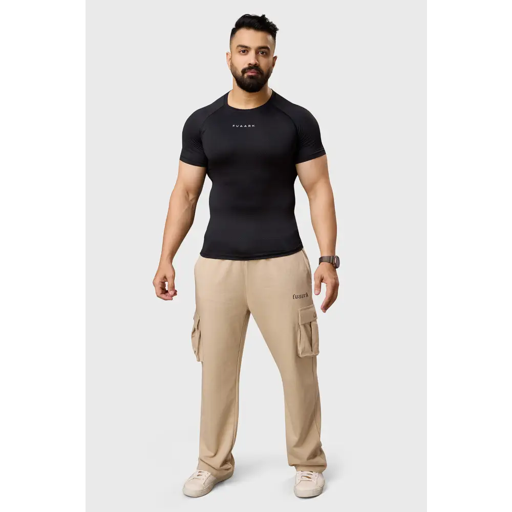Pinnacle Pocket Pants Beige - Joggers