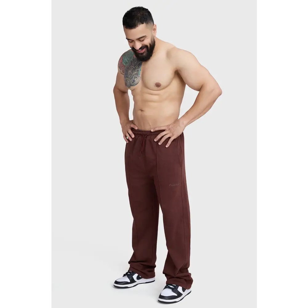 Pinnacle Straight Pants Brown - Joggers