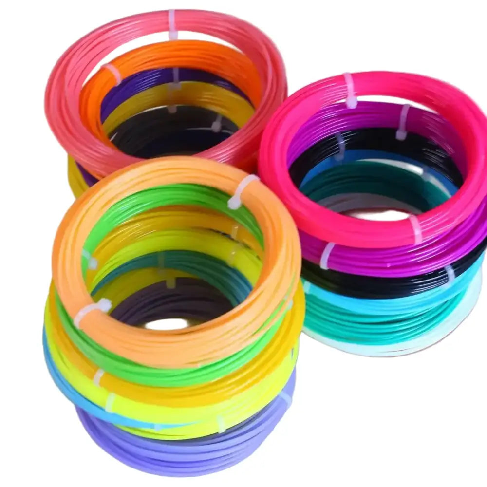 PLA 3D Pen Filament 50m – 10 Colours with Copy Painting Album - Filament - SS