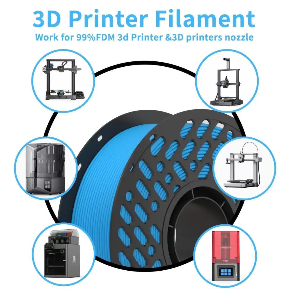 PLA 3D Printer Filament 1.75mm (200g) – High Toughness & Heat Resistant - SS
