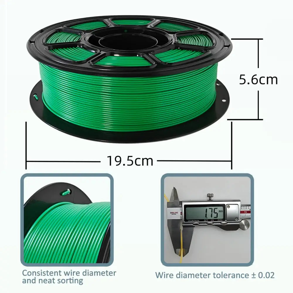 PLA+ High-Speed 3D Printer Filament 1.75mm (1KG) (different colours available) - HBC