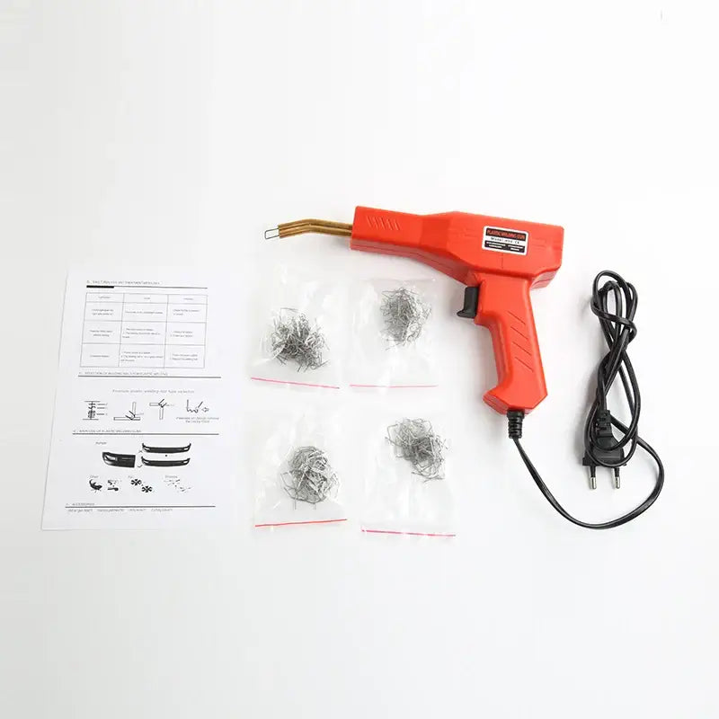 Plastic Welder Repair Kit with Staples (different sets available) - 200pcs / Bumper Soldering Gun - HBC
