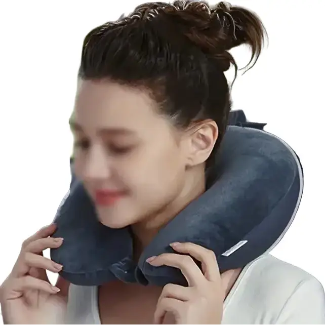 Plush U-Shaped Travel Neck Pillow (3 colours available) - SS
