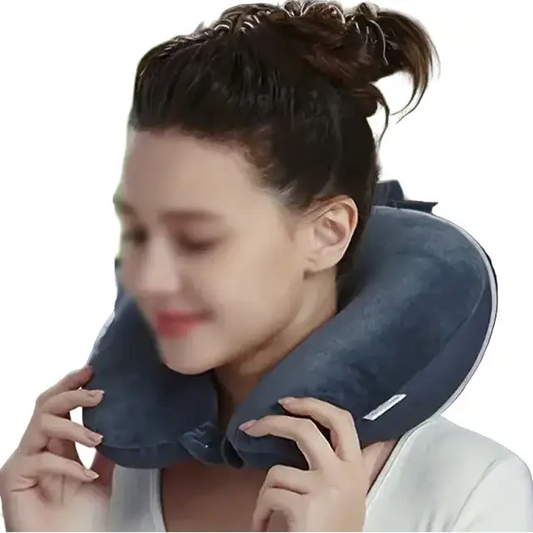 Plush U-Shaped Travel Neck Pillow (3 colours available) - SS