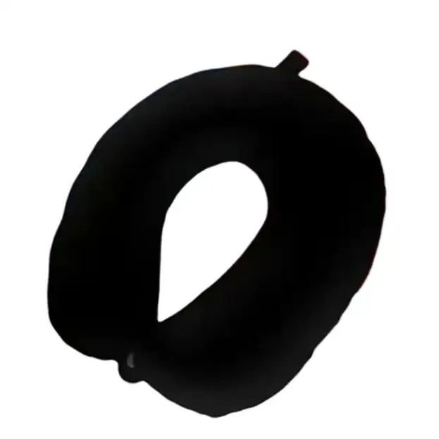 Plush U-Shaped Travel Neck Pillow (4 colours available) - Black / Neck Pillow - SS