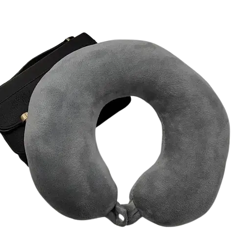 Plush U-Shaped Travel Neck Pillow (4 colours available) - SS