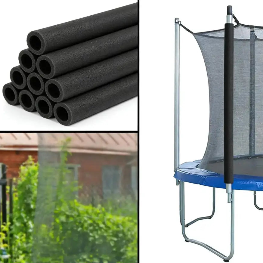 Pole Foam Sleeves Trampoline Bar Sponge Cover 12 Pcs Tube Padding Replacement Anti-collision Protective Part