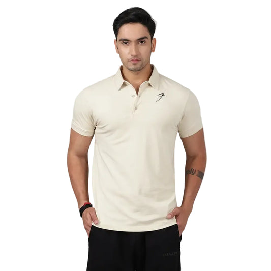 Polo T-shirt Beige - Tshirts