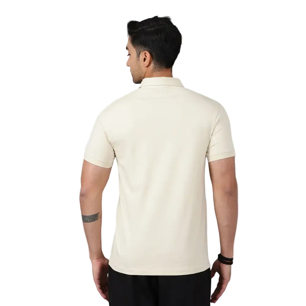 Polo T-shirt Beige - Tshirts