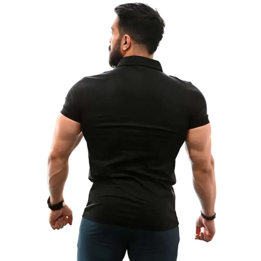 Polo T-shirt Black - Tshirts