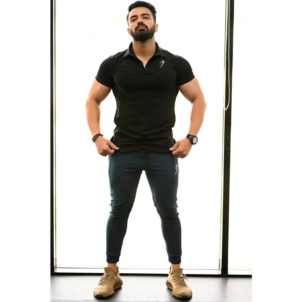Polo T-shirt Black - Tshirts