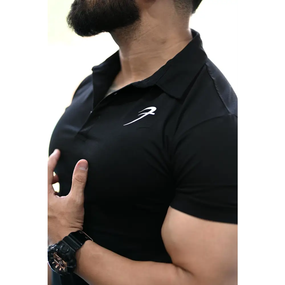 Polo T-shirt Black - Tshirts