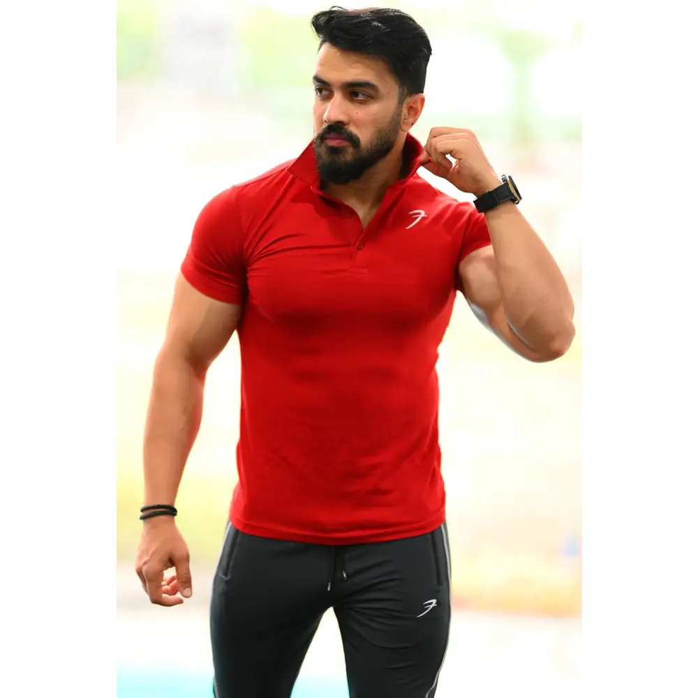 Polo T-shirt Maroon - Tshirts