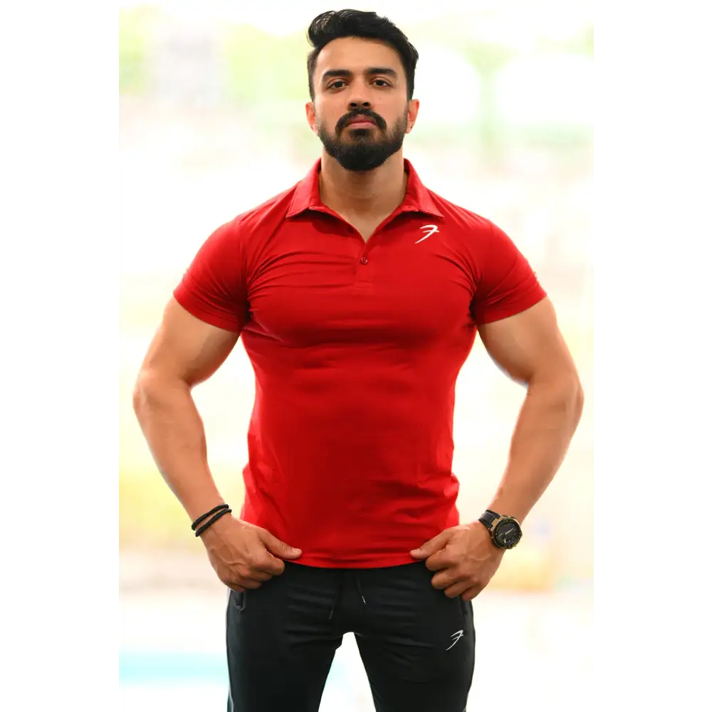 Polo T-shirt Maroon - Tshirts