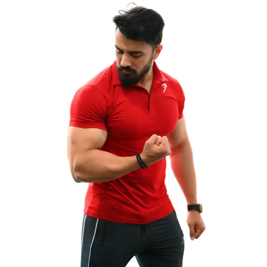 Polo T-shirt Maroon - Tshirts