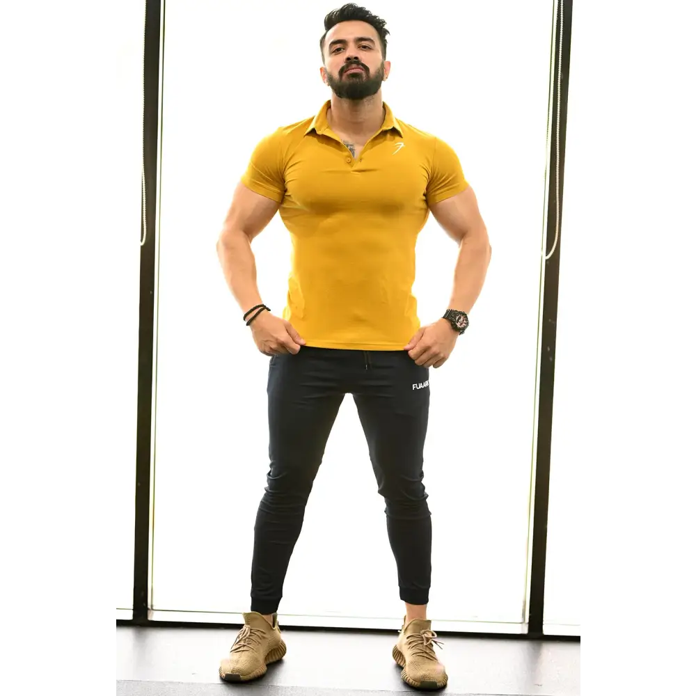 Polo T-shirt Mustard - Tshirts