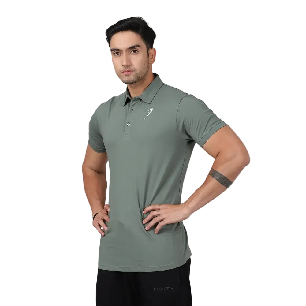 Polo T-shirt Sage Green - Tshirts
