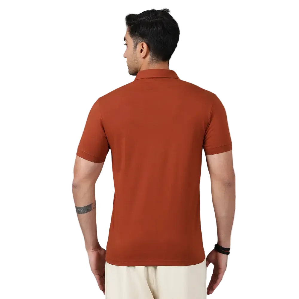 Polo T-shirt Salsa Brown - Tshirts