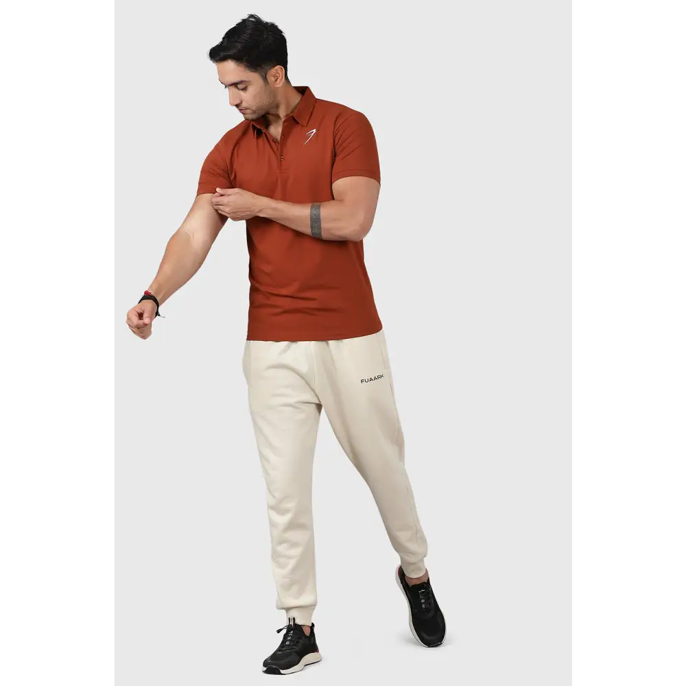 Polo T-shirt Salsa Brown - Tshirts