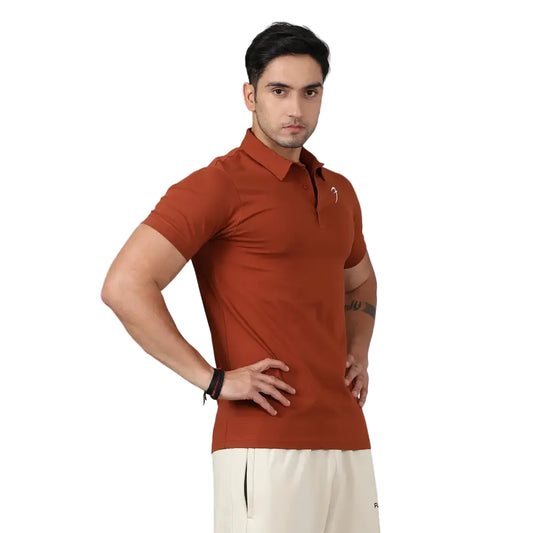 Polo T-shirt Salsa Brown - Tshirts