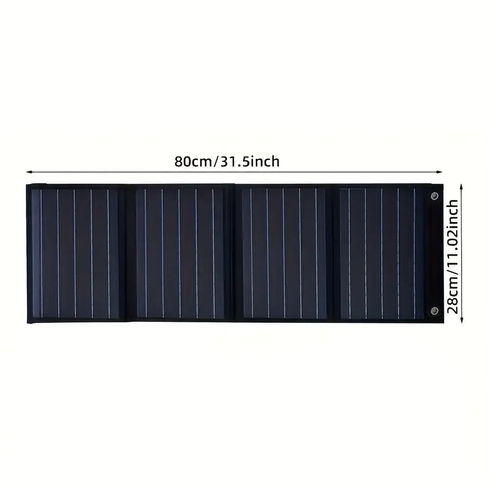Portable 120W Solar Charging Panel Waterproof - 120W / Solar Panel - SS