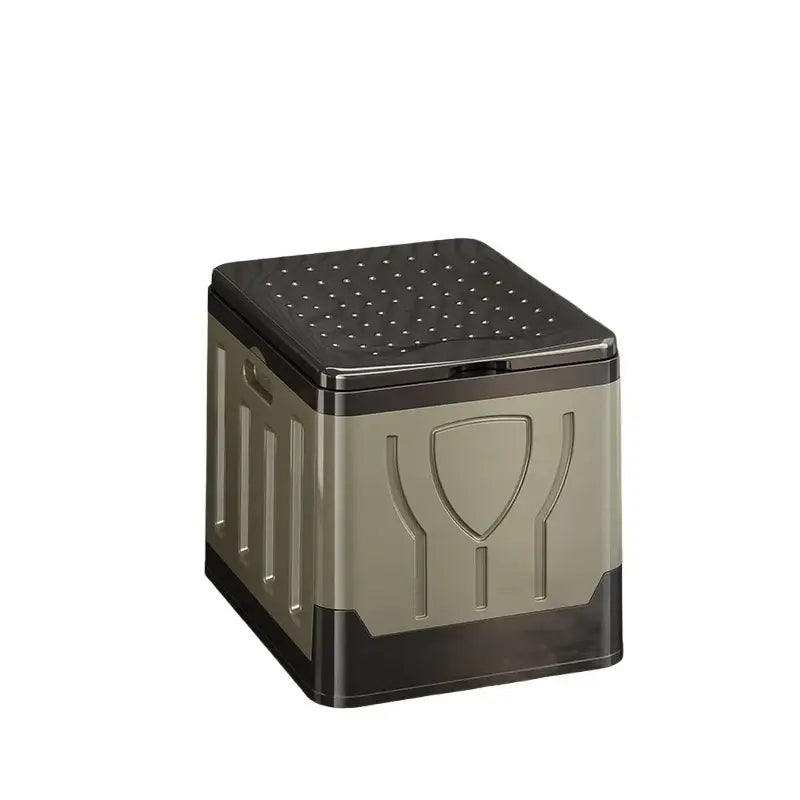 Portable 4-in-1 Outdoor Camping Toilet – Foldable & Odor-Proof - Green - SS