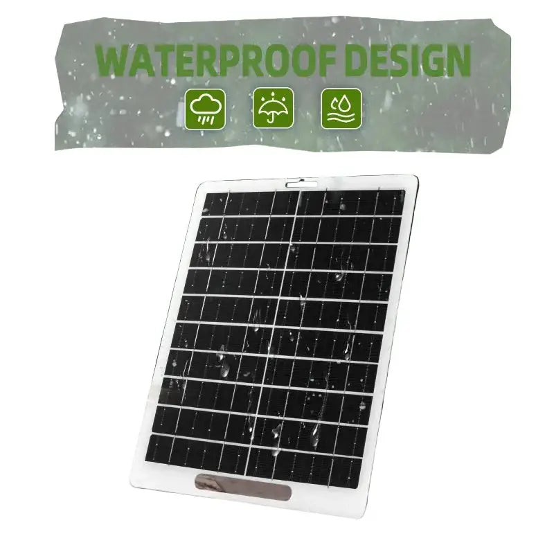Portable 6V 10W Solar Charger Panel - 10W / Mobile Phone Charging Bank - SS