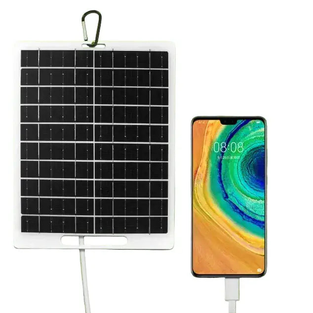 Portable 6V 10W Solar Charger Panel - 10W / Mobile Phone Charging Bank - SS