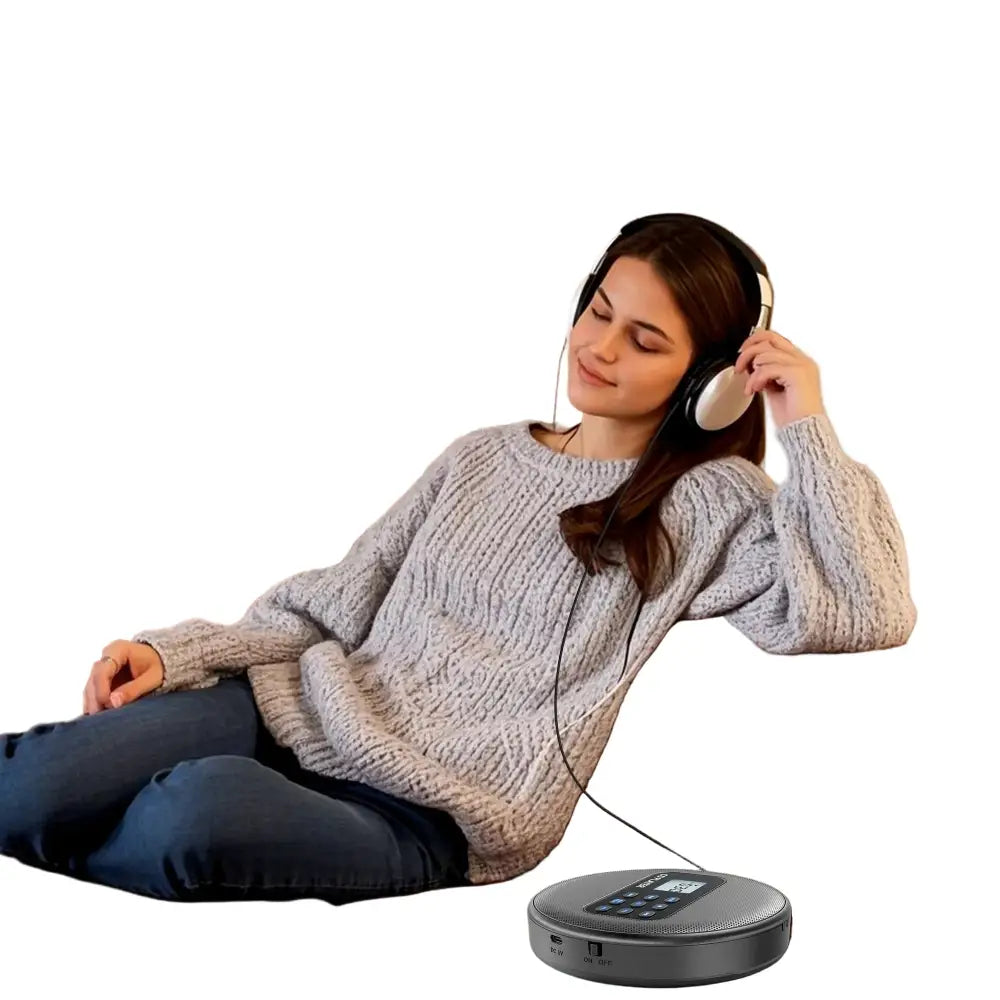 Portable Bluetooth CD Player - Grey / Portable CD Player - SS
