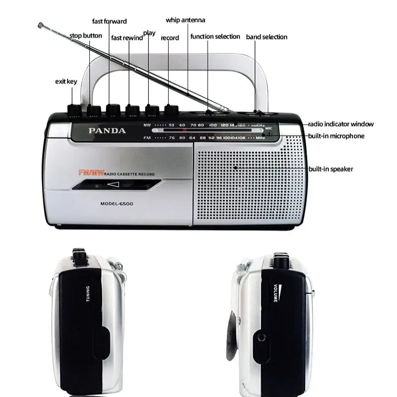 Portable Cassette Player with FM Radio - Cassette Player - SS