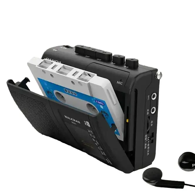 Portable Cassette Player with Radio - Black / Radio - SS