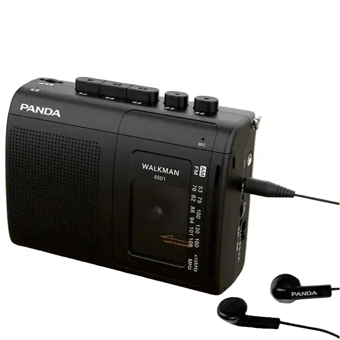 Portable Cassette Player with Radio - Black / Radio - SS