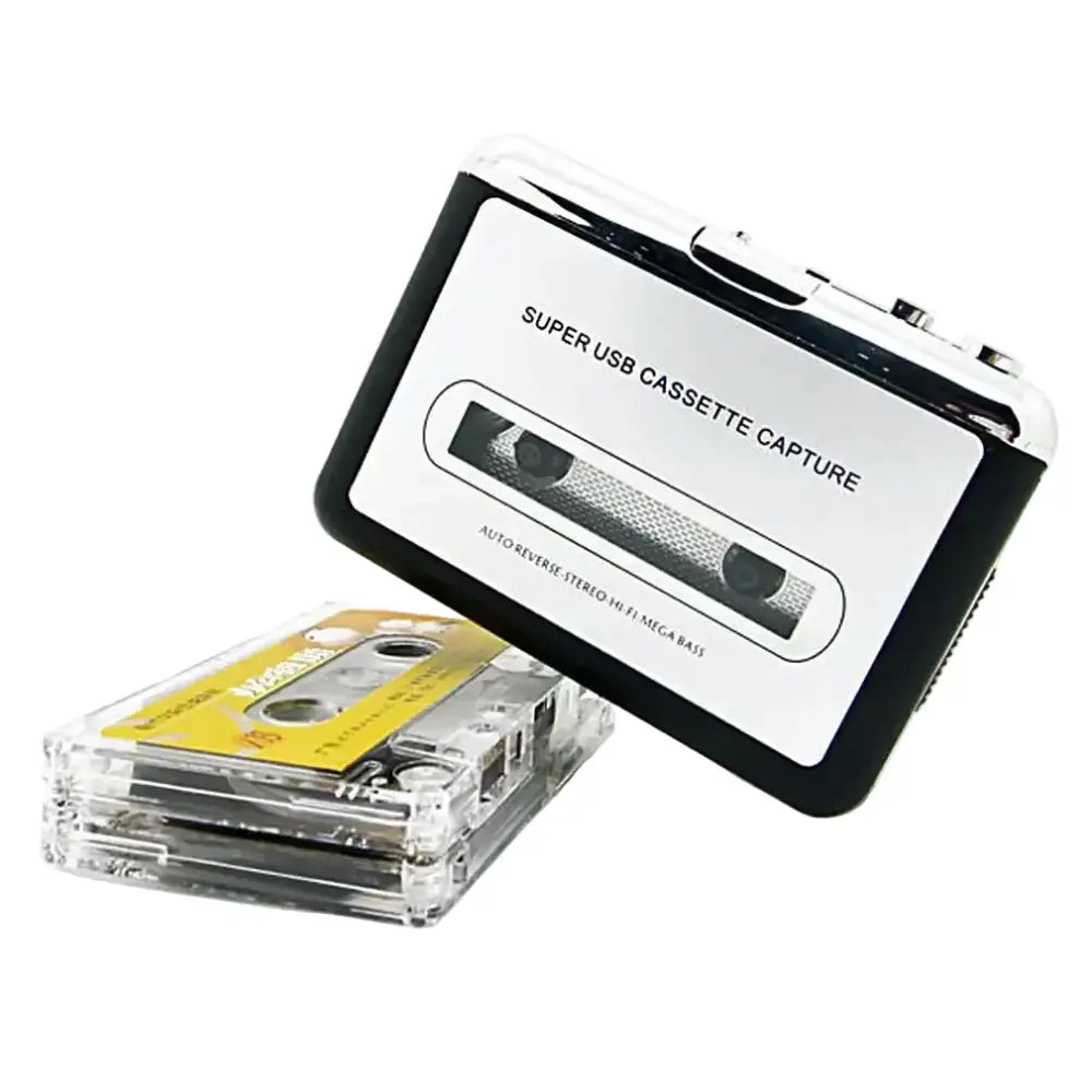 Portable Cassette to USB Converter - Silver / Cassette Player - SS