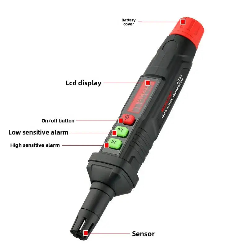 Portable Combustible Gas Leak Detector with Alarm - HBC