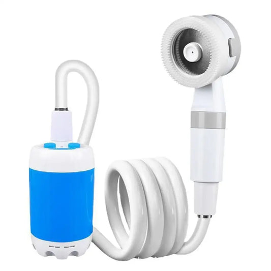 Portable Electric Camping Shower Pump 4000mAh - Blue / Camping Shower - SS