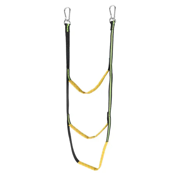 Portable Folding Boat Rope Ladder (3/4/5 Steps) (different colours available) - Green 3 Step / Side Hanging Ladder - SS