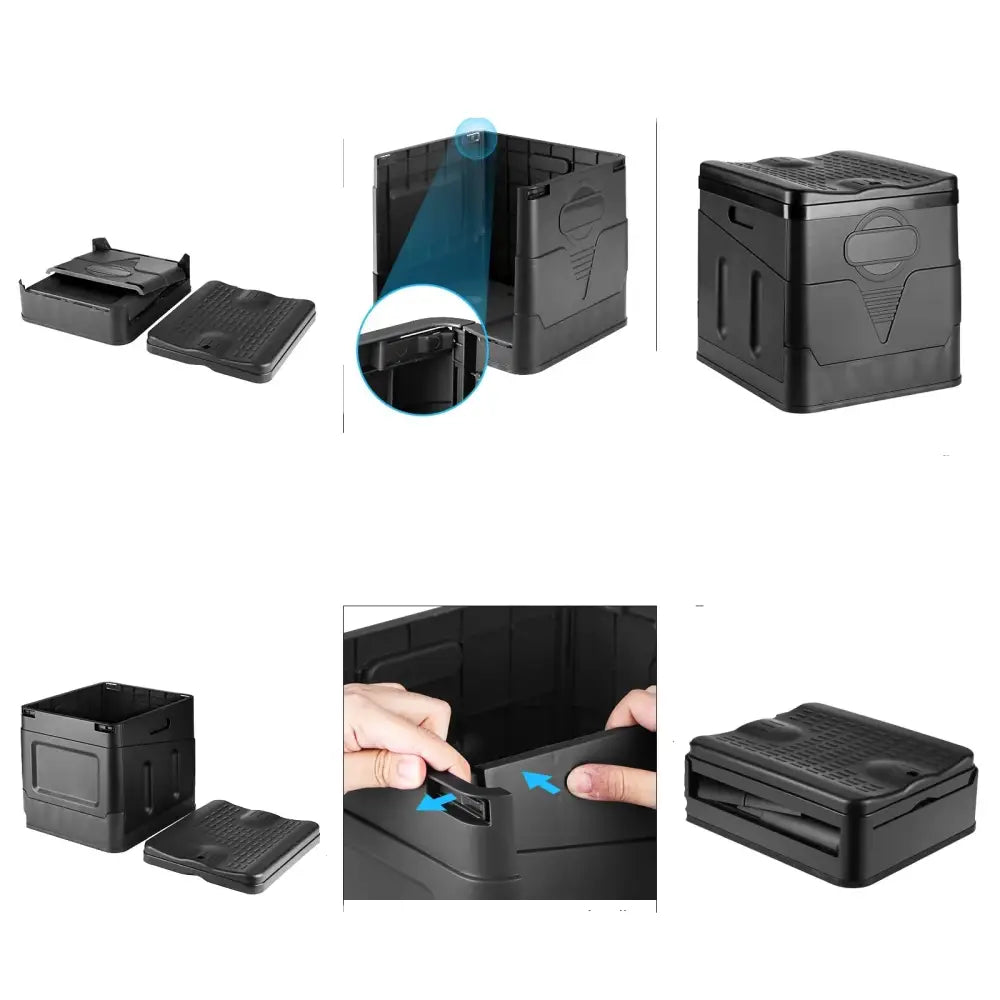 Portable Folding Camping Toilet – Outdoor Use - Black / Outdoor Toilet - SS
