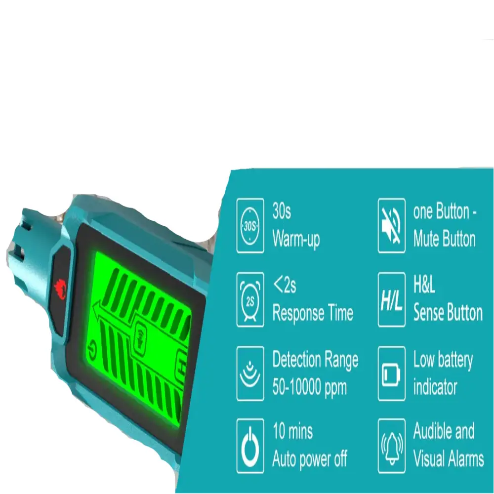 Portable Gas Leak Detector – Natural & Combustible Gas Sniffer - Gas Leak Detector - HBC